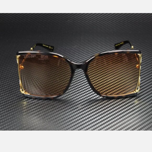 Gucci Orange 60mm Womens Sunglasses - Picture 2 of 5
